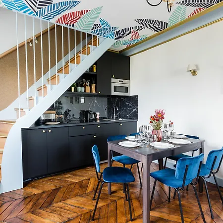 Apartmán Luxury 2 Bedroom Duplex With Ac Paříž