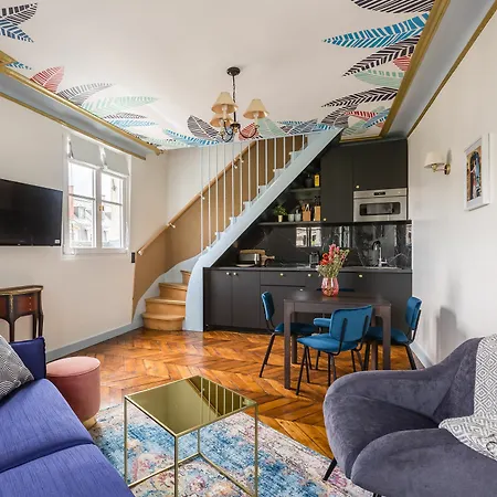 Luxury 2 Bedroom Duplex With Ac * Paris
